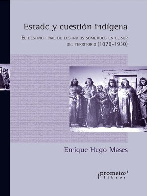 cover image of Estado y cuestión indígena